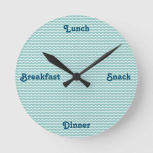 Breakfast Lunch Dinner Word Clock