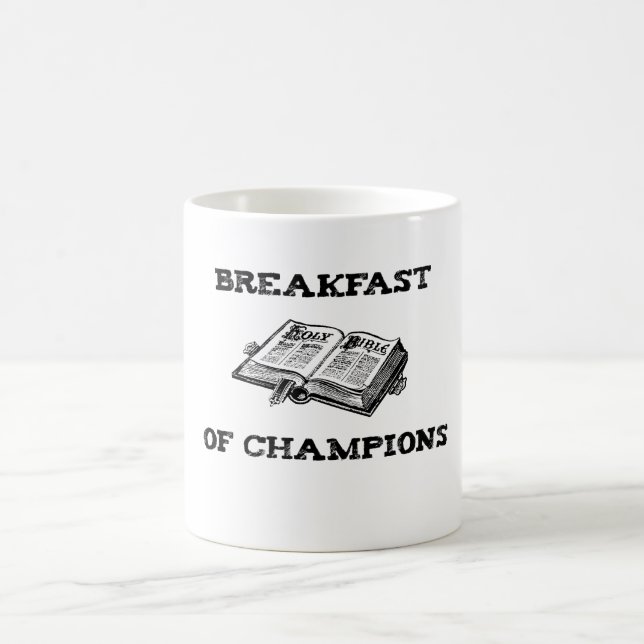 Breakfast of champs mug (Center)