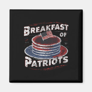 Breakfast Of Patriots Pancake American Cake 4th Of Magnet
