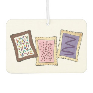 Breakfast Pastry Frosted Toaster Pastries Foodie Car Air Freshener