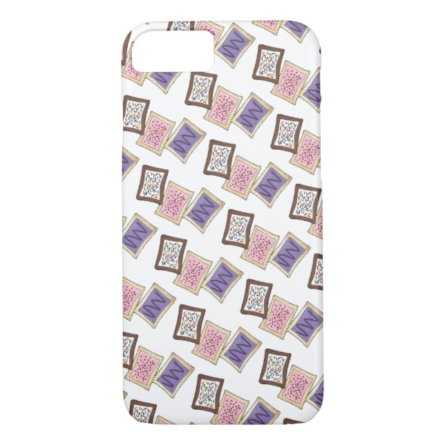 Breakfast Pastry Frosted Toaster Pastries Foodie Case-Mate iPhone Case (Back)