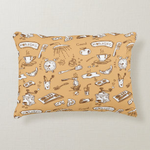 Breakfast Pattern 2 Decorative Cushion