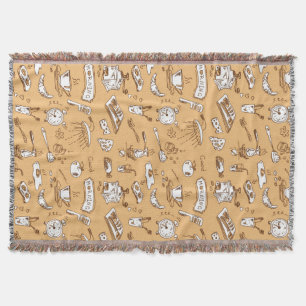 Breakfast Pattern 2 Throw Blanket