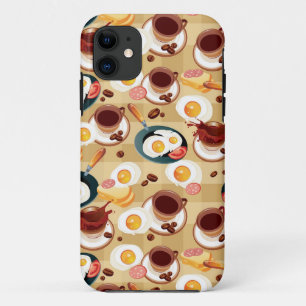 Breakfast Pattern 3 iPhone 11 Case
