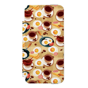 Breakfast Pattern 3 Incipio Watson™ iPhone 5 Wallet Case