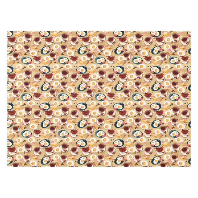 Breakfast Pattern 3 Tablecloth (Front (Horizontal))