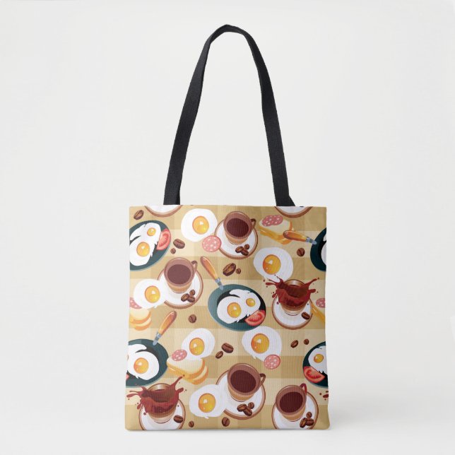 Breakfast Pattern 3 Tote Bag (Front)