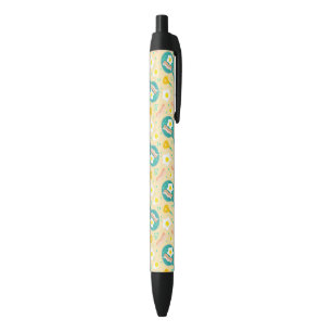 Breakfast Pattern Black Ink Pen
