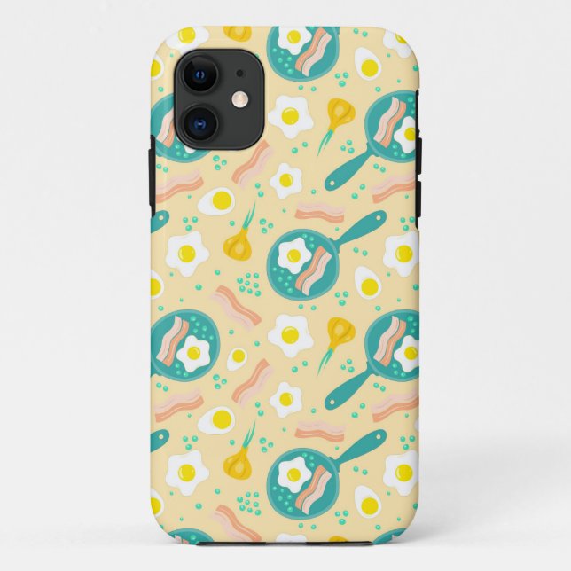 Breakfast Pattern Case-Mate iPhone Case (Back)