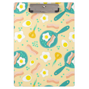 Breakfast Pattern Clipboard