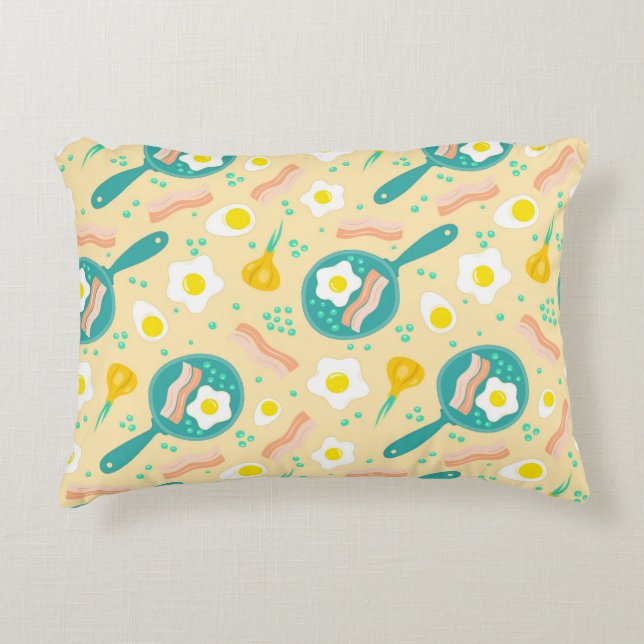 Breakfast Pattern Decorative Cushion (Front)