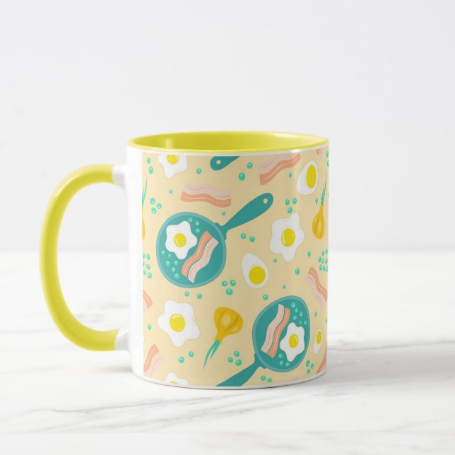 Breakfast Pattern Mug (Left)