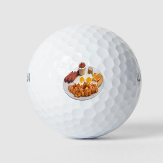 Breakfast Plate Golf Balls (Front)