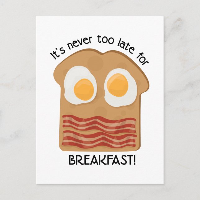 Breakfast! Postcard (Front)