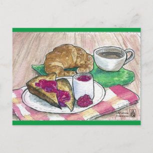 Breakfast Postcard