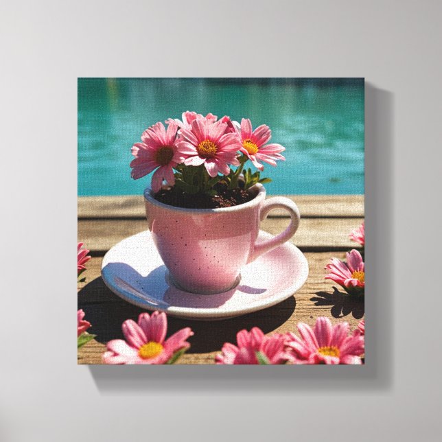 Breakfast Screen Canvas Print (Front)