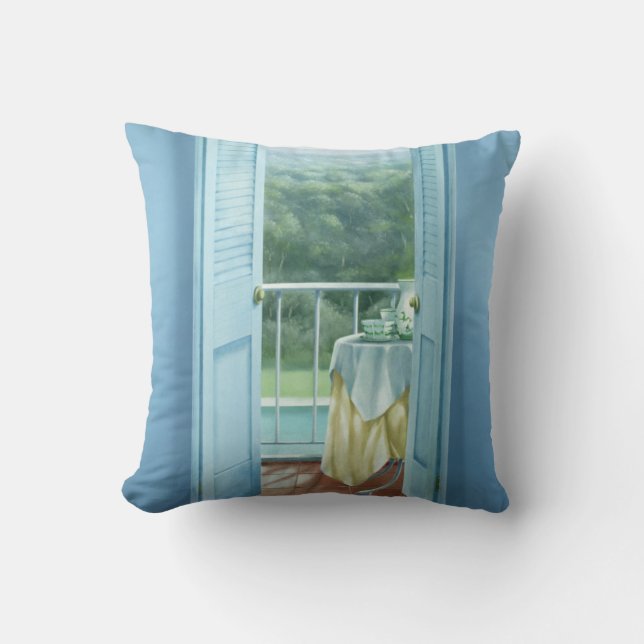 Breakfast St. Maxime 1984 Cushion (Front)