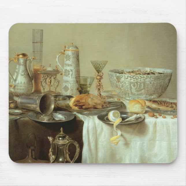 Breakfast Still Life, 1638 Mouse Pad (Front)