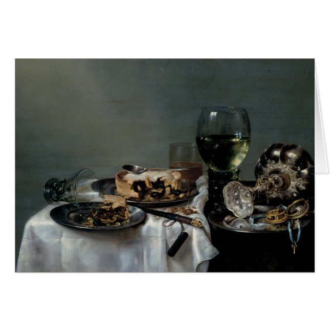 Breakfast Table with Blackberry Pie by Heda (Front Horizontal)