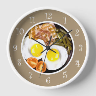 Breakfast Theme Kitchen Wall Clocks