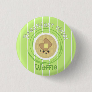 Breakfast Time - Waffle 3 Cm Round Badge