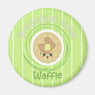 Breakfast Time - Waffle Magnet