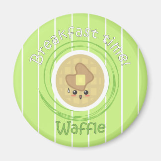 Breakfast Time - Waffle Magnet