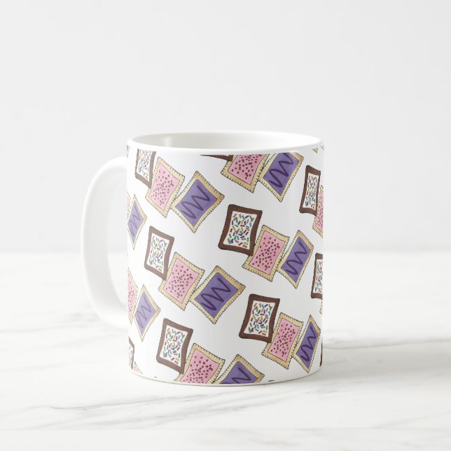 Breakfast Toaster Pastries Hand Pie Pastry Foodie Coffee Mug (Front Left)