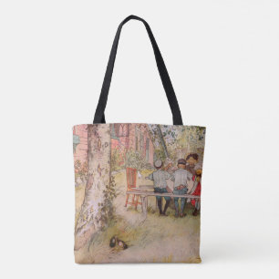 Breakfast Under the Big Birch by Carl Larsson Tote Bag