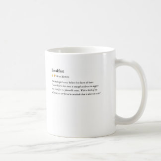 breakfast - Urban Dictionary mug
