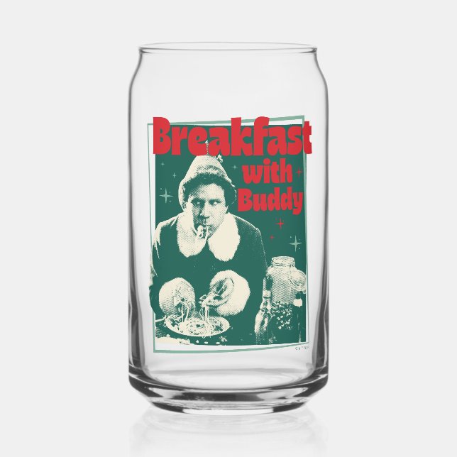 Breakfast With Buddy Can Glass (Front)