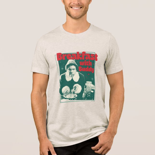 Breakfast With Buddy Tri-Blend Shirt (Front)