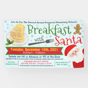 Breakfast With Santa Banner
