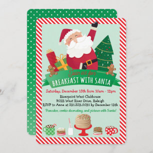 Breakfast With Santa Invitation