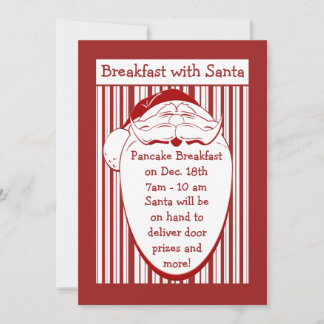 Breakfast with Santa Invitation Customise Event