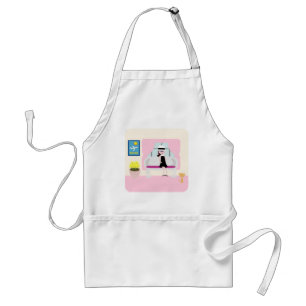 Breakfast with Stephanie Retro Art Fun Standard Apron