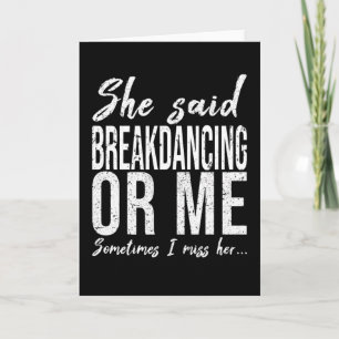 Breakfunny dancing sports gift card