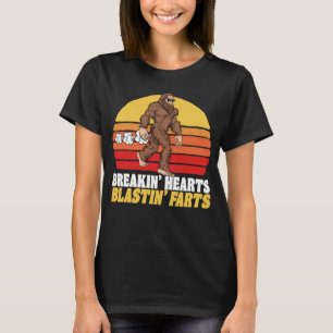 Breakin Hearts & Blastin Farts  Sasquatch Sunset T-Shirt