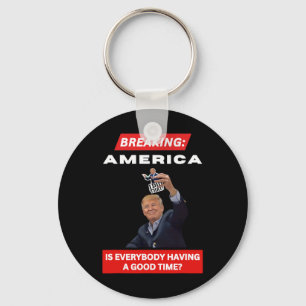 Breaking America Anti-trump Tariffs Hands Off 2025 Key Ring