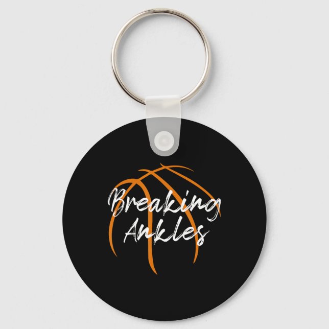 Breaking Ankles Bysketbyll Bysketbyll Mum Fun Bysk Key Ring (Front)