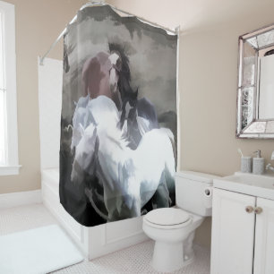 Breaking Away   -  Wild Horses Shower Curtain