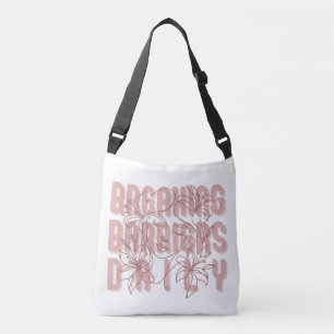 Breaking Barriers Daily Women Empowerment Girl Pow Crossbody Bag