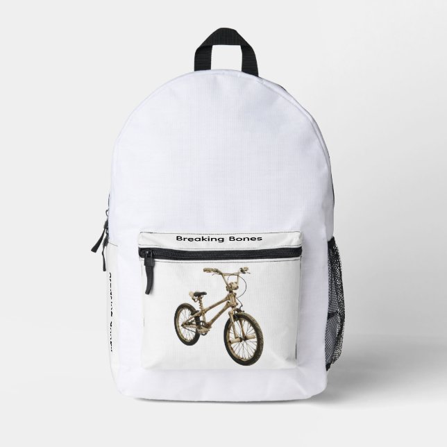 Breaking Bones Printed Backpack (Front)