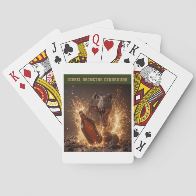 Breaking Bottles Of Beer Playing Cards (Back)