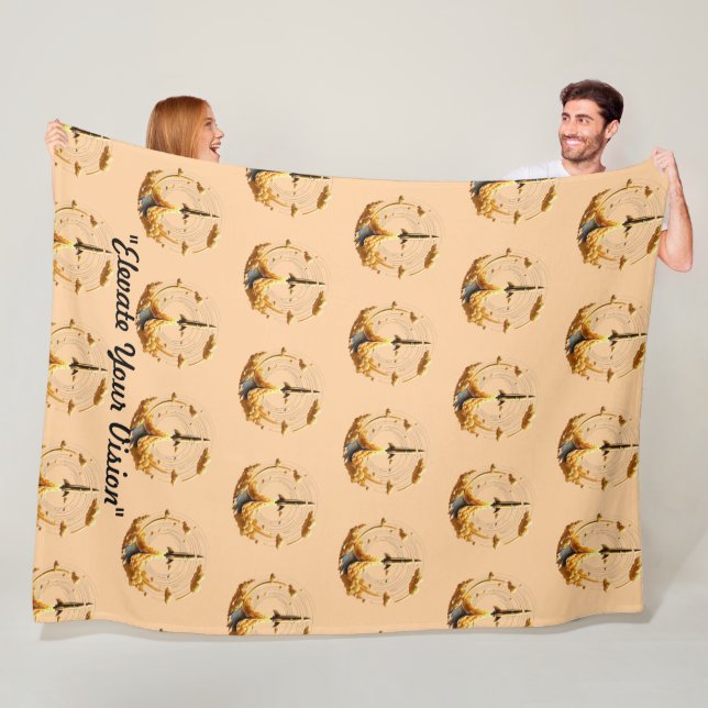 "Breaking Cosmic Barriers" Fleece Blanket (In Situ)