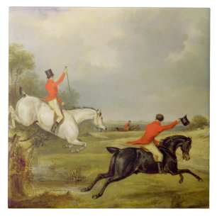 Breaking Cover, Bachelor's Hall (oil on canvas) Ceramic Tile