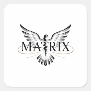 Breaking free from the matrix square sticker