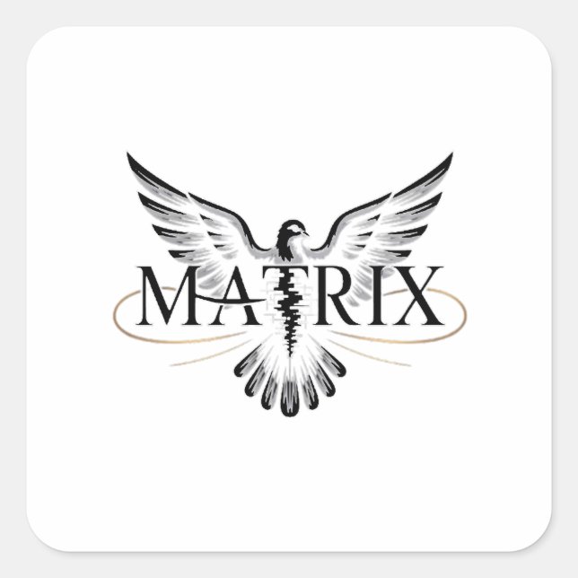Breaking free from the matrix square sticker (Front)