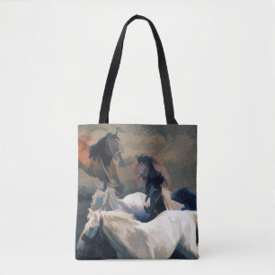 Breaking Free   -  Wild Horses Tote Bag