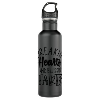 Breaking hearts 1st valentines 254. 710 ml water bottle